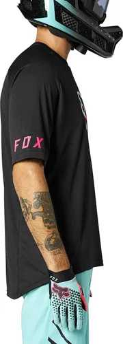 Vista 3 de Fox Racing Jersey de ciclismo de montaña de manga corta estándar Defend para hombre