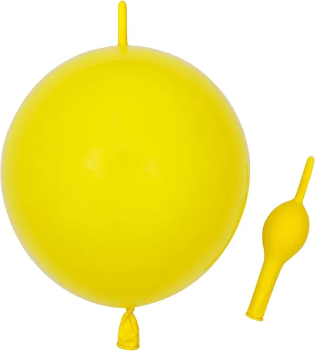 Vista 6 de Globos de eslabones de 12 pulgadas, globos de látex Quick Linkale 60 piezas para bodas, cumpleaños, Halloween, Navidad, decoraciones de festivales