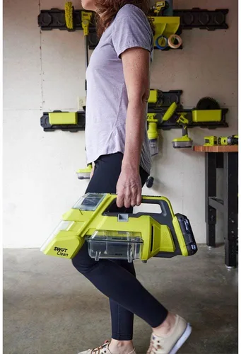 Vista 3 de RYOBI ONE+ - Kit de limpieza inalámbrica SWIFTClean de 18 V con batería de 2.0 Ah y cargador, 7 x 10