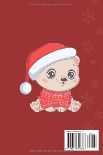 Vista 2 de Original Libro para Colorear Niños y Niñas Feliz Navidad Merry Christmas Cuaderno de Juego para Niños de 1 a 5 años Divertidos como Pasatiempos