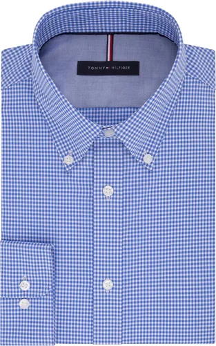 Vista 3 de Tommy Hilfiger Camisa de vestir para hombre Slim Fit Non Iron Gingham