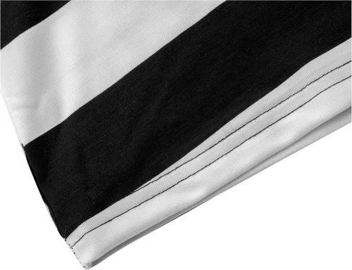 Vista 6 de OThread & Co. Camiseta básica de manga larga a rayas para mujer con cuello redondo