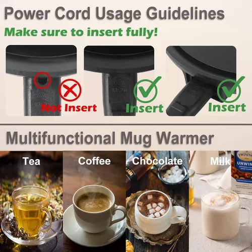 Vista 8 de Calentador de velas y café para escritorio - Apagado automático