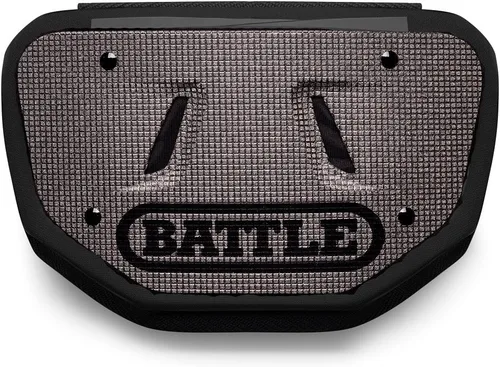 Vista 2 de Battle Sports Diamond - Placa trasera de fútbol – Protector rígido de espalda baja con espuma contorneada para protección de alto impacto para Negro