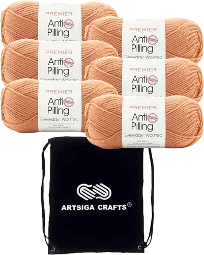 Vista 18 de Premier Yarns Antibolitas para todos los días Blancanieves 100-1 Dn100-1-Snow-White