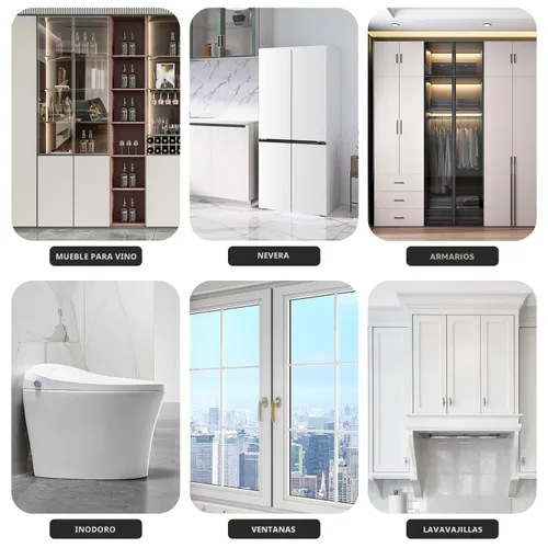 Vista 7 de RORMGO Paquete de 2 cerraduras para refrigerador, cerradura para refrigerador con protección de alambre de silicona, cerraduras para nevera