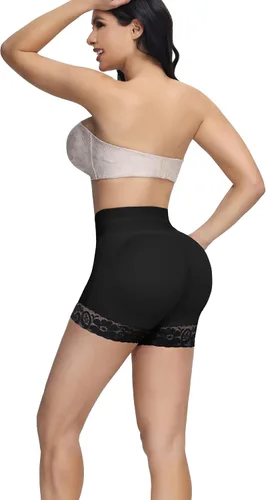 Vista 3 de SHAPSHE Faja moldeadora para mujer, pantalones cortos con control de abdomen, moldeadores de cuerpo, cintura alta, levantadores de glúteos, muslos