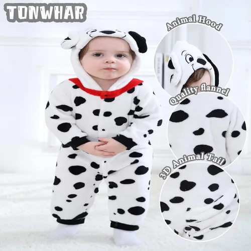 Vista 4 de TONWHAR Baby Boy's Girl's Animal Bodysuit Infant And Toddler's Romper Jumpsuit Halloween Costume Partywear