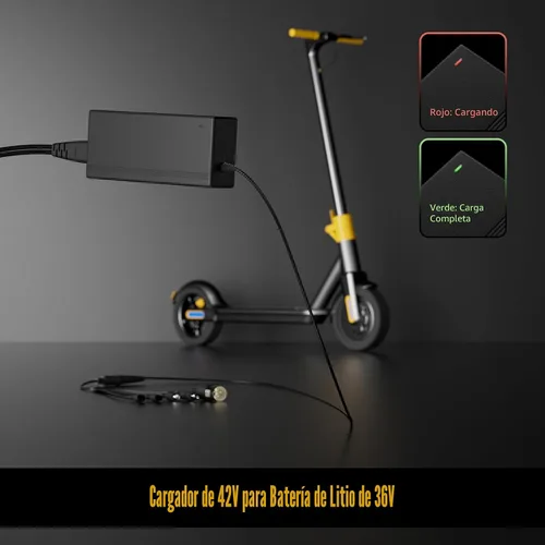 Vista 7 de Carsty Cargador de Hoverboard 42V, cargador eléctrico universal 5-en-1