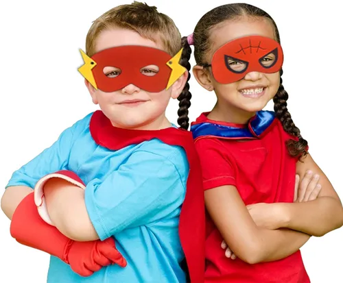 Vista 4 de Regalos de cumpleaños para niños de 6 años, suministros de fiesta para niños, disfraces de superhéroe, regalos para niños de 3 a 7 años, Halloween