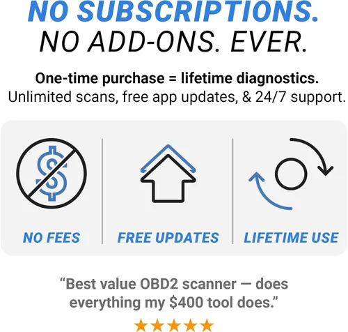 Vista 6 de BlueDriver Pro Next Gen OBD2 Escáner – Sin suscripción, lector de código de coche Bluetooth para iPhone y Android – Diagnostica más de 8000