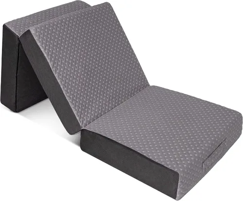 Vista 11 de Milliard Colchón plegable en tres partes con funda lavable (73 x 52 x 4 pulgadas)