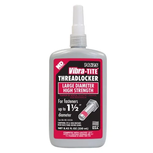 Vista 3 de Vibra-TITE - 14600 146 Permanente de gran diámetro de alta resistencia anaeróbico Threadlocker, jarra de 1 litro, rojo
