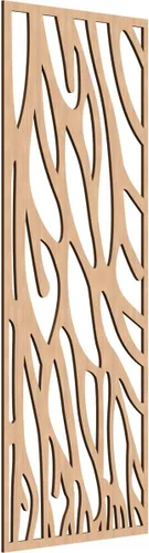 Vista 137 de 9 3/8"W x 24 3/8"H x 1/4"T Bristol Decorativos Paneles de Pared de Madera Calado, Cereza
