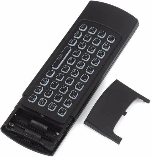 Vista 7 de Air Mouse, MX3 Pro - Mini teclado retroiluminado con control remoto, mini teclado inalámbrico y control remoto de ratón de aire de aprendizaje IR