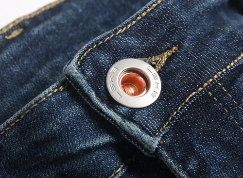Vista 8 de Jeans rasgados para hombre, diseño ajustado y desgastado, elásticos, cómodos, con cintura flexible 9001 Azul