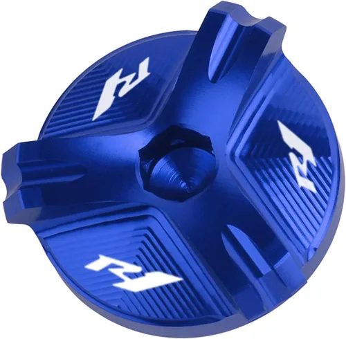 Vista 16 de Tapa de tapón de llenado de aceite de motor CNC para motocicleta, compatible con Yamaha YZF R1 R3 R6 YZFR1 1998-2020 YZFR3 2015-2021 YZFR6 YZFR6S R1