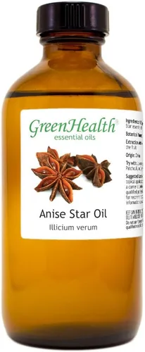 Vista 4 de Aceite esencial - 8 fl oz (100% puro y sin cortar) - GreenHealth (Anís Star)
