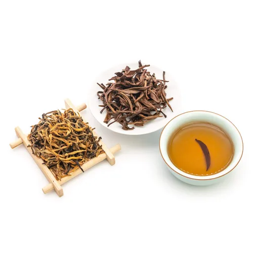 Vista 5 de oriarmcha Fengqing Dian Hong Honey Aroma – Té negro Hoja suelta Yunnan Dianhong – Té Imperial Chino de Mono Dorado – 3.53 oz Ziplock Bolsa resellable