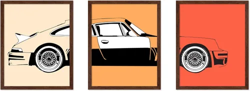 Vista 13 de Poster Master Póster de coche – Impresión clásica de coche – Arte de vehículo – Gran decoración de pared de garaje u oficina – 8 x 10 pulgadas