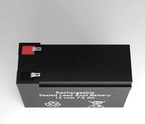 Vista 4 de BatteryGuy 12v 7.5Ah recargable sellado plomo ácido batería de alta tasa Set de seis