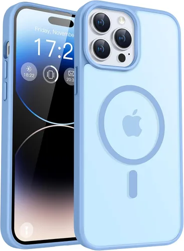 Vista 100 de Funda para teléfono Google Pixel 9 Pro XL, Compatible con Magnético, Protección contra Caídas de Grado Militar Translúcida Mate Resistente a Golpes