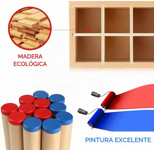 Vista 3 de Juego de cilindros de sonido Montessori Sensorial Material Caja de sonido Juguete de desarrollo temprano con caja de madera