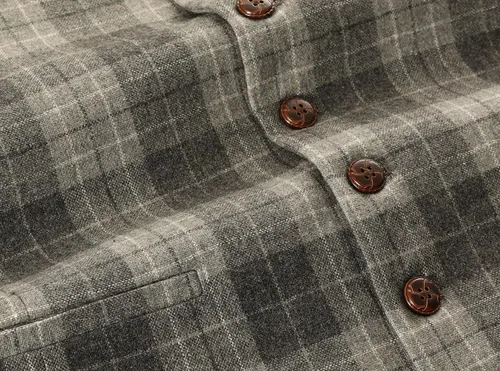 Vista 59 de Gioberti Chaleco de tweed formal de 6 botones para hombres