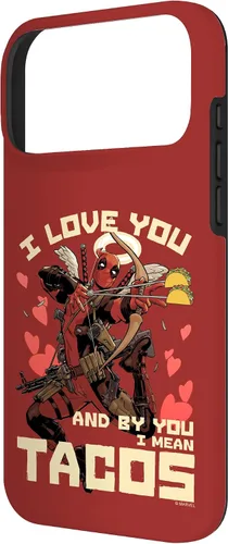 Vista 51 de Marvel Deadpool I Love You and by You I Mean Tacos - Carcasa para iPhone 17