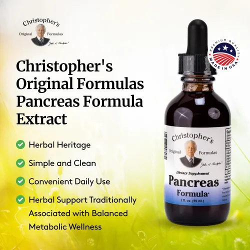 Vista 4 de Pancreas Formula Dr. Christopher Líquido 2 oz