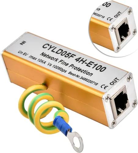 Vista 7 de Sonew 5V Fuente de alimentación RJ45 RJ11 Adaptador Ethernet Protector de red