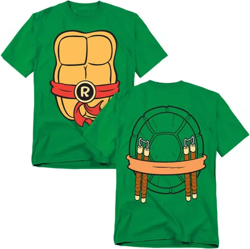 Vista 12 de TMNT - Camiseta unisex para adultos con estampado frontal y trasero clásico Leonardo