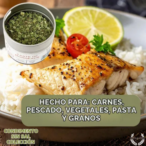 Vista 2 de Colección de condimentos gourmet sin sal Sin OMG 6 latas magnéticas Mezclas de especias en lotes pequeños