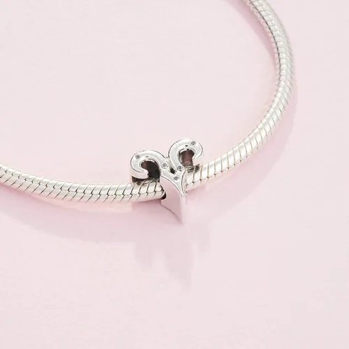 Vista 4 de PANDORA Joyería - Dije brillante de circonita cúbica del zodiaco Aries - Regalo para ella - Plata de ley, Metal, Circonita cúbica