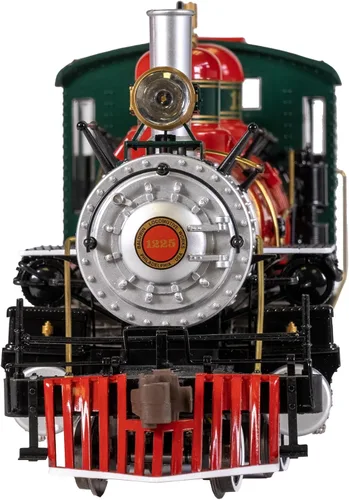Vista 5 de Bachmann Trains 4-6-0 Loco de vapor con engranajes de metal Navidad gran escala G