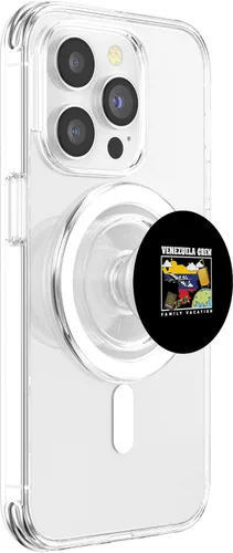 Vista 3 de Venezuela Crew Family Vacation Tour Travel Trip Matching PopSockets MagSafe PopGrip for iPhone