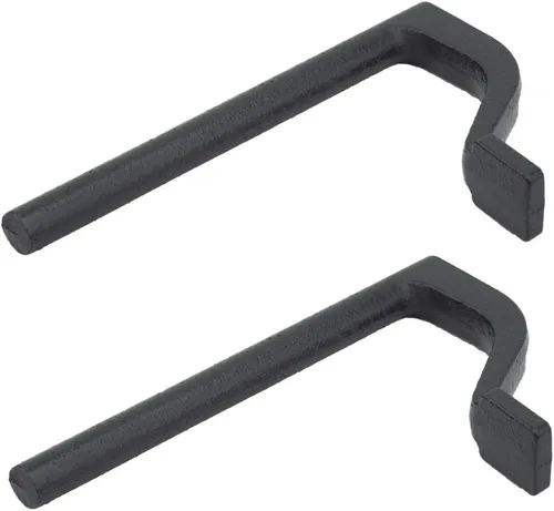 Vista 4 de POWERTEC Abrazaderas rápidas de 8 pulgadas para agujero de perro de banco de 3/4 pulgadas, se adapta a la mesa de trabajo MFT, carpintería con mazo
