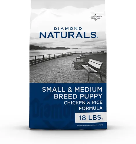 Vista 8 de Diamond Naturals Alimento seco para cachorros de raza pequeña y media, pollo, 6 libras