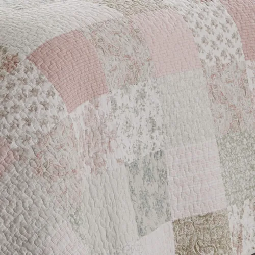 Vista 7 de Laura Ashley - Juego de edredón individual, ropa de cama reversible de algodón con funda a juego, decoración del hogar inspirada en parches