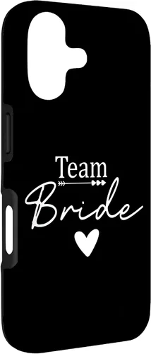 Vista 3 de Team Bride Wedding Party Bridesmaid Bachelorette Party 2027 Case for iPhone 17
