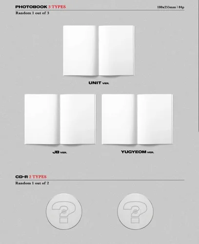 Vista 3 de JYP Ent. JUS2 GOT7 - FOCUS [Random ver.] CD+Photobook+Cartel en paquete+2 tarjetas fotográficas+juego de tarjetas fotográficas adicionales