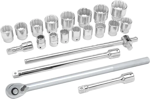 Vista 2 de Performance Tool W34904 Juego de llaves SAE de 3/4 pulgadas, 21 piezas, 1 paquete