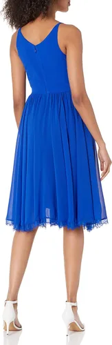 Vista 4 de Dress the Population Alicia - Vestido midi sin mangas para mujer