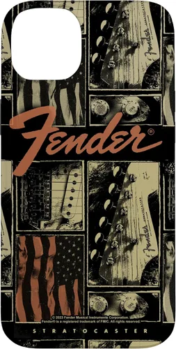 Vista 16 de Fender Funda vintage Stratocaster Americana Distressed Collage para iPhone 17