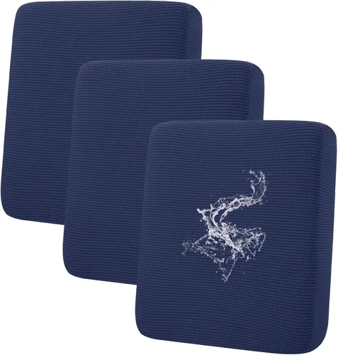 Vista 151 de Fundas impermeables para sofá seccional, fundas de cojín antideslizantes para sofá Ajuste seccional en forma de L, tela jacquard elástica, parte
