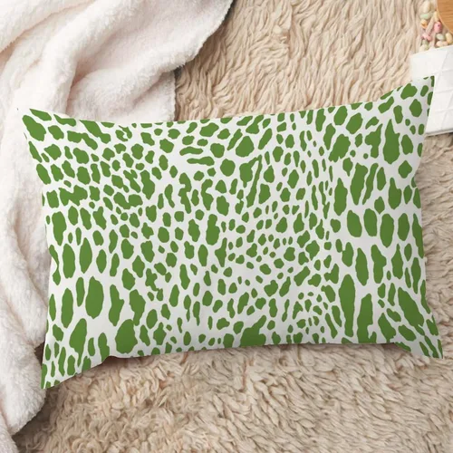 Vista 18 de ArogGeld Funda de cojín lumbar con estampado de leopardo y guepardo negro, funda de almohada para sofá, con manchas de animales marrones y negros