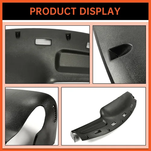 Vista 5 de ECOTRIC Reemplazo de salpicadero Compatible con camionetas Dodge Ram 1500 2500 3500 de 1994-1997 Cubierta de capó del tablero de camiones Reemplazo