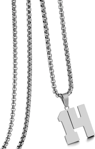 Vista 54 de Collar de Número Dorado para Hombre, Cadena de Acero Inoxidable con Colgante de Número para Atletas, Joyería Deportiva Personalizada para Niños