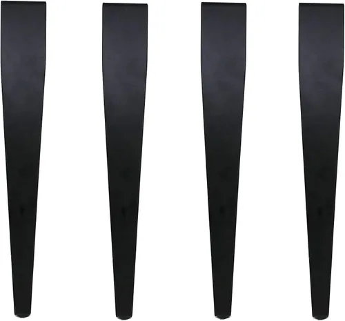 Vista 7 de Shepherd Hardware 8130E - Patas de abrazadera de mesa ajustables de 16 pulgadas, color negro