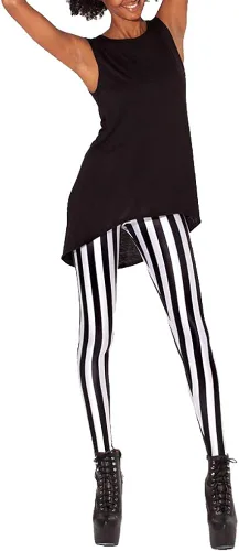 Vista 2 de QZUnique - Leggings elásticos para mujer suaves sin pies longitud al tobillo